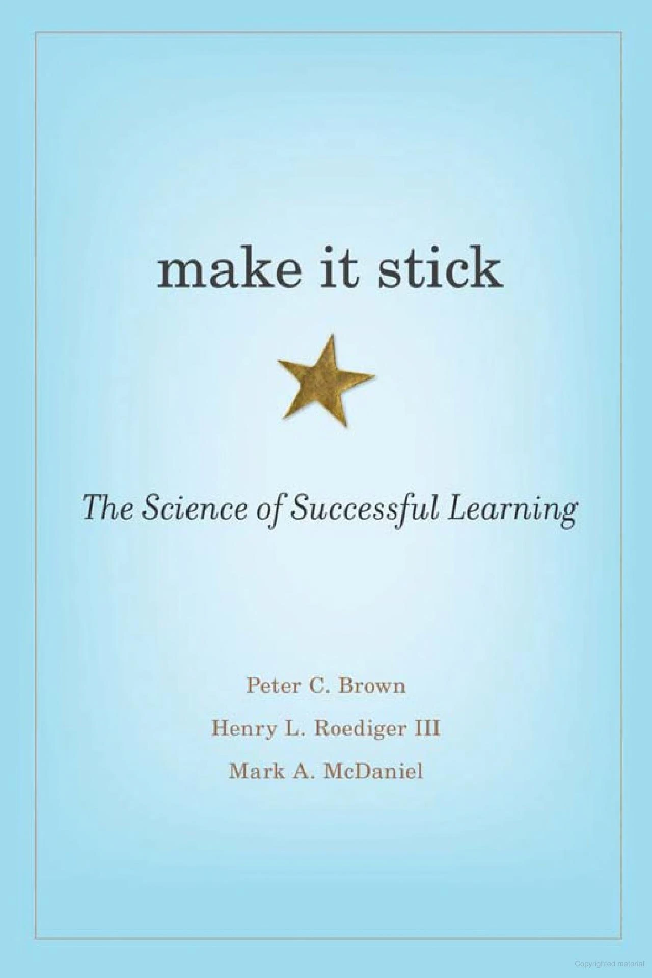 Make It Stick, The Science of Successful Learning Book - Tekstac